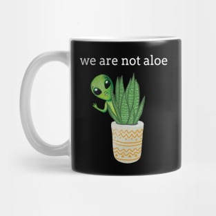 Funny Pun Alien Aloe Plant Mug